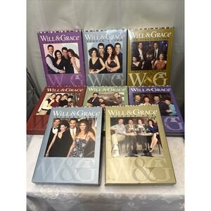 Will & Grace Complete Series DVD Seasons 1–8 NBC (Season 8 Sealed)